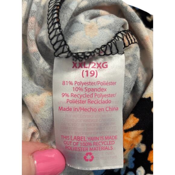 No Boundaries XXL Floral BOHO Prairie Cottagecore Flared Bootcut Festival Pants - Picture 5 of 9